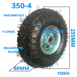 RODA PNEUMÁTICA 350 X 4